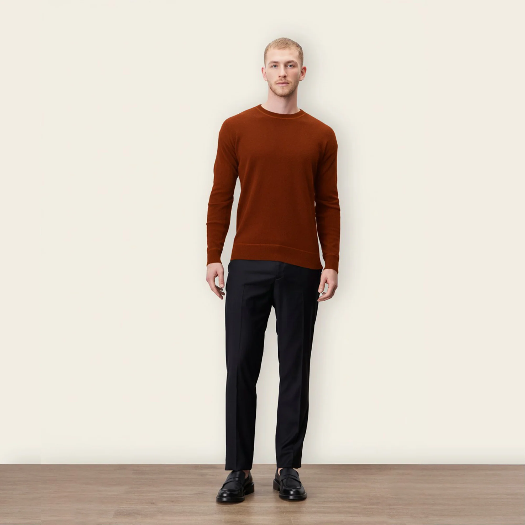 Mateo Cashmere Crewneck Sweater