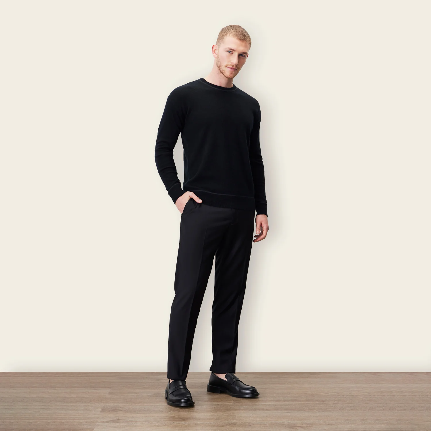 Mateo Cashmere Crewneck Sweater