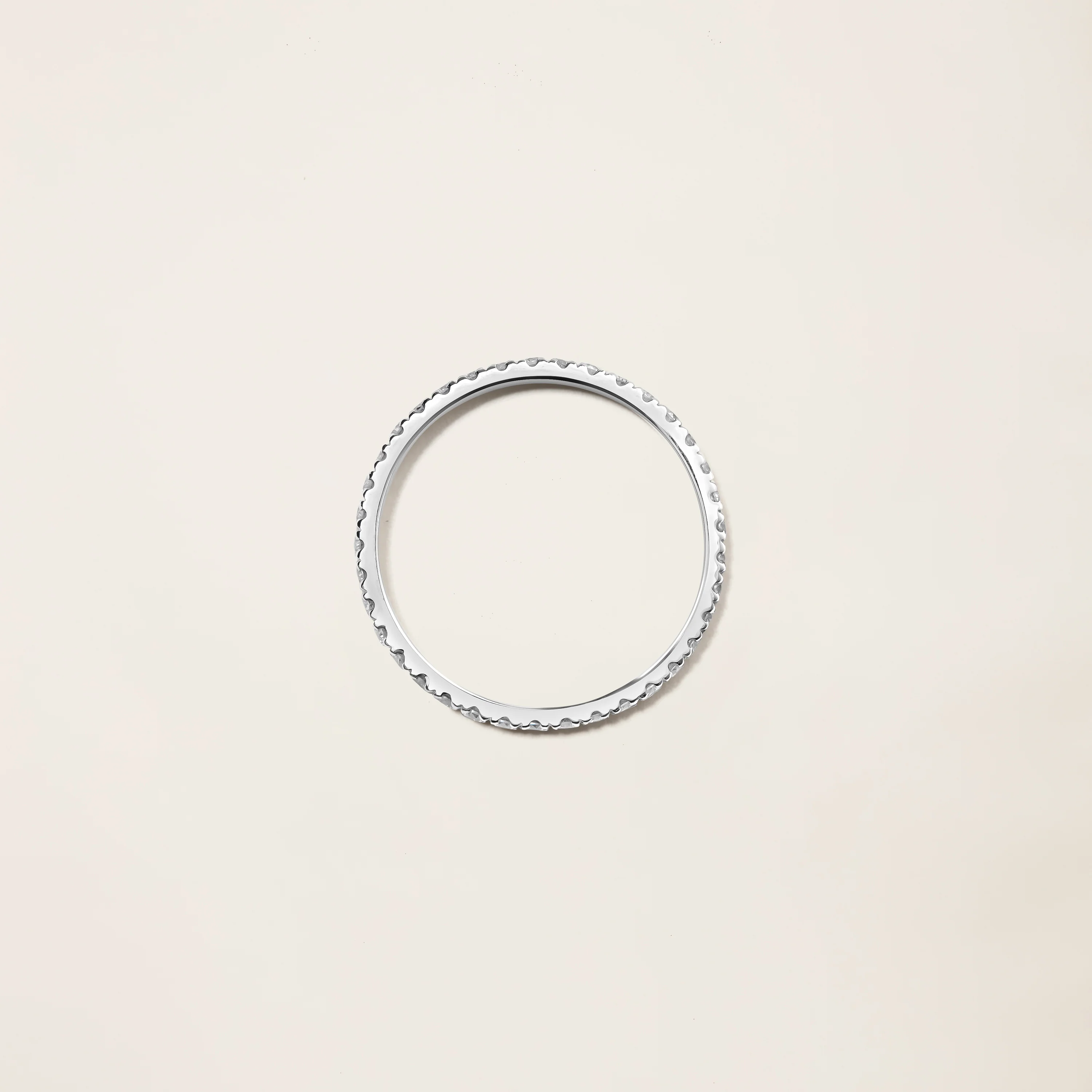 14k Solid Gold Diamond Eternity Band