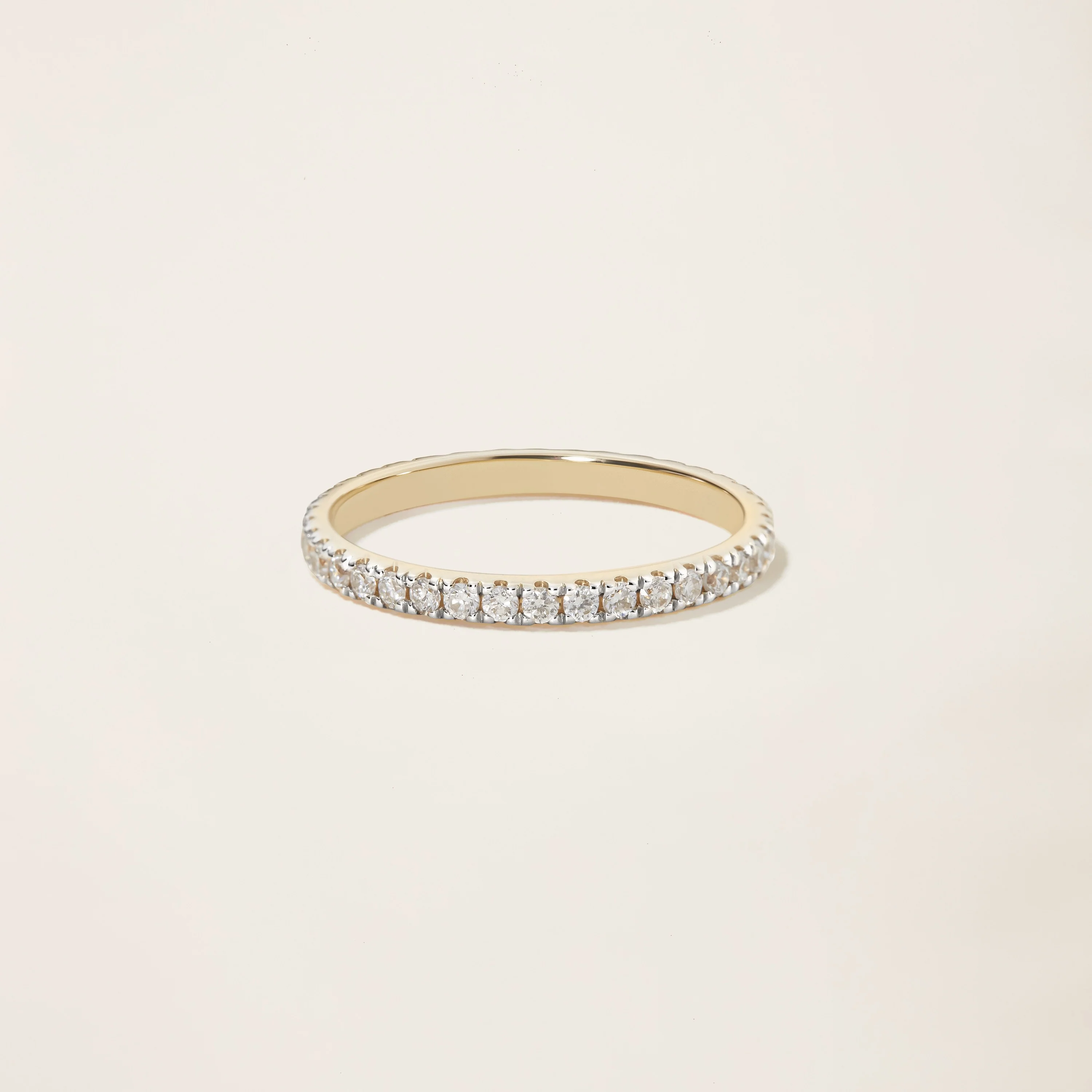 14k Solid Gold Diamond Eternity Band