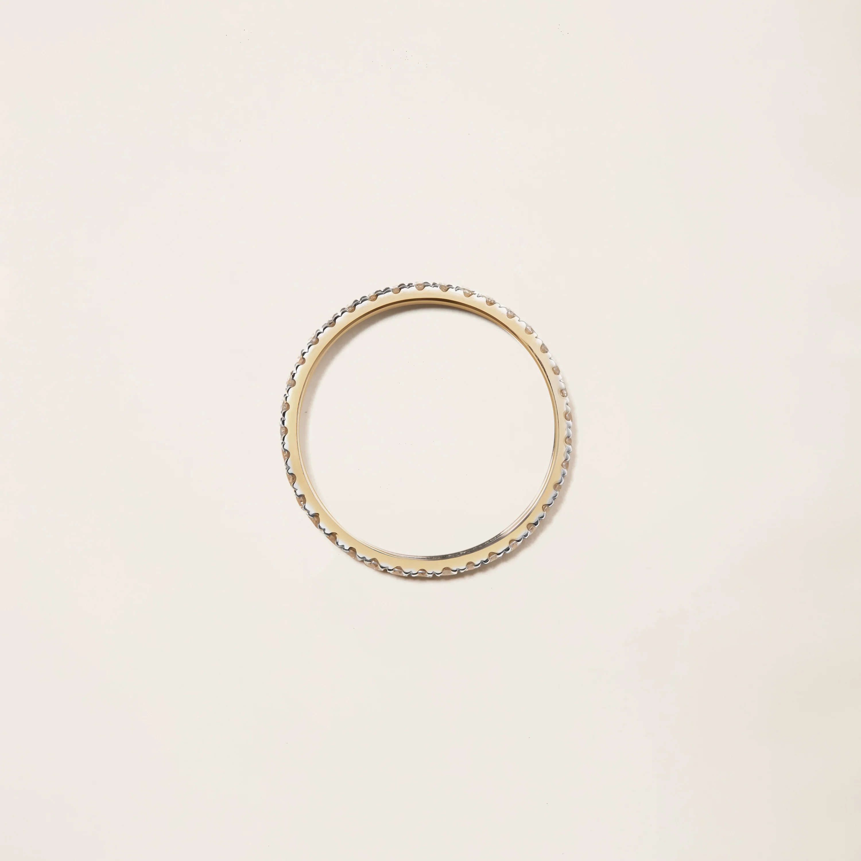 14k Solid Gold Diamond Eternity Band