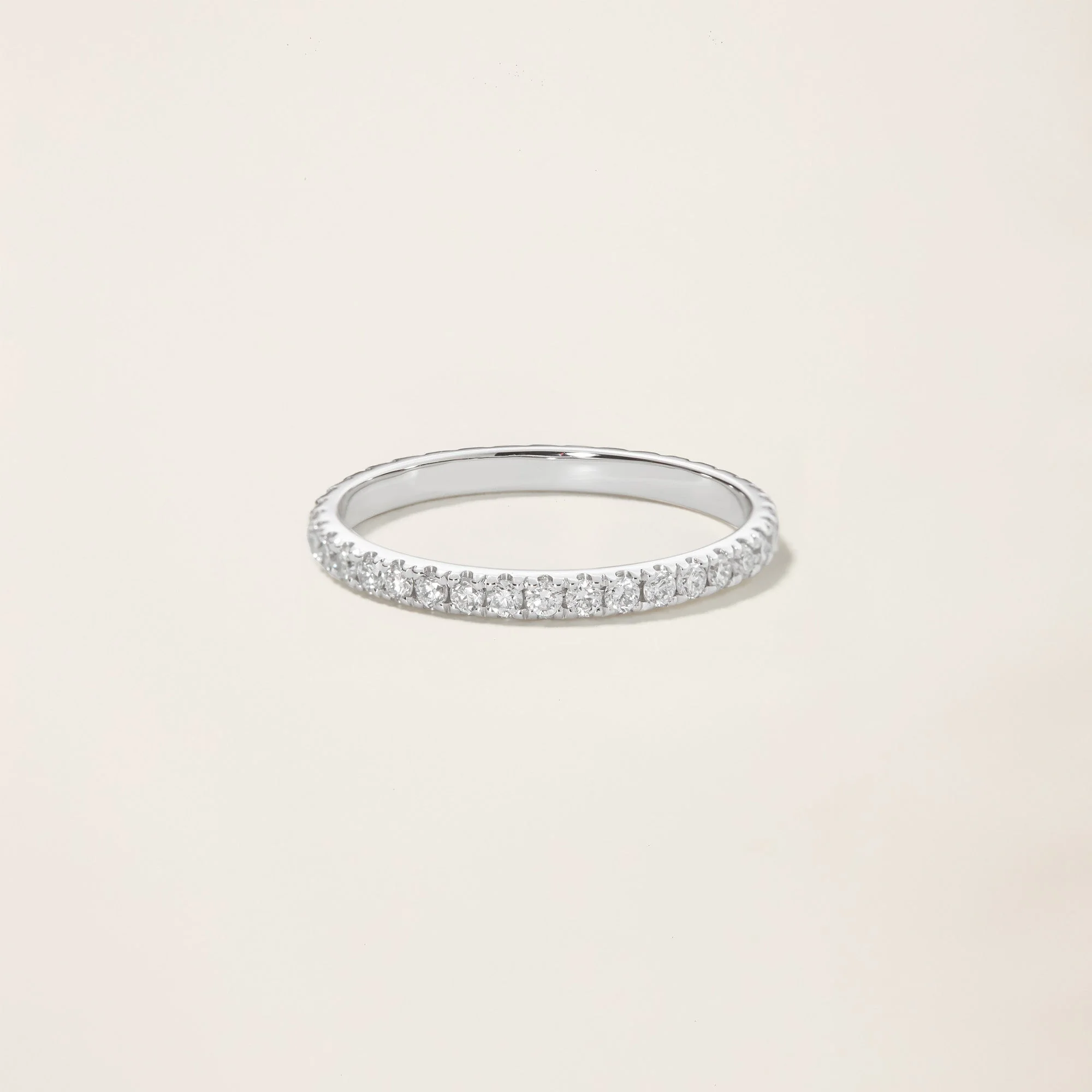 14k Solid Gold Diamond Eternity Band