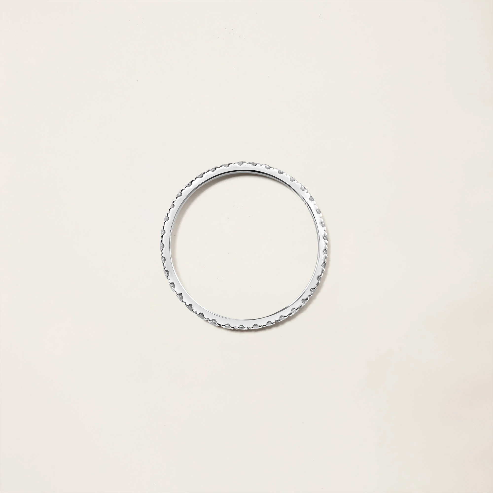 14k Solid Gold Diamond Eternity Band
