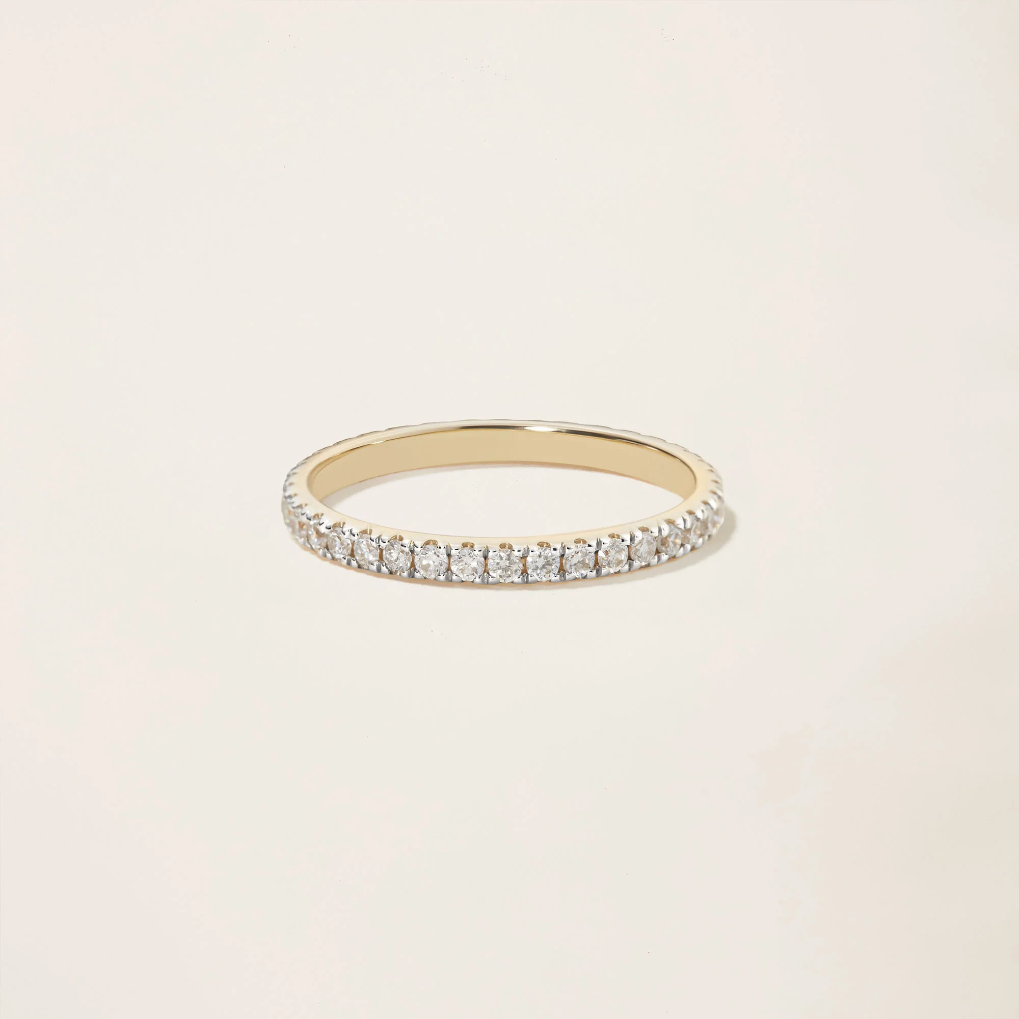 14k Solid Gold Diamond Eternity Band