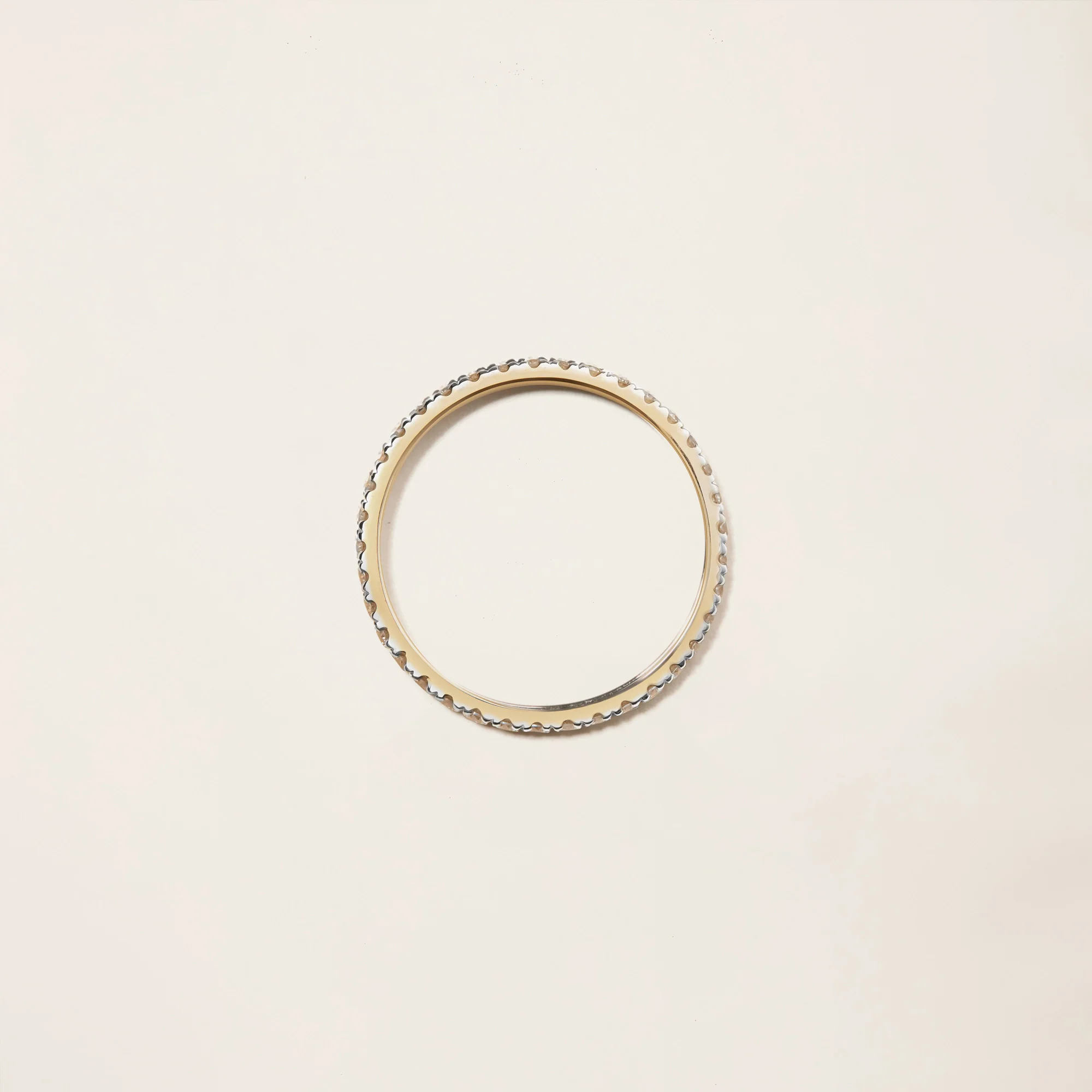 14k Solid Gold Diamond Eternity Band