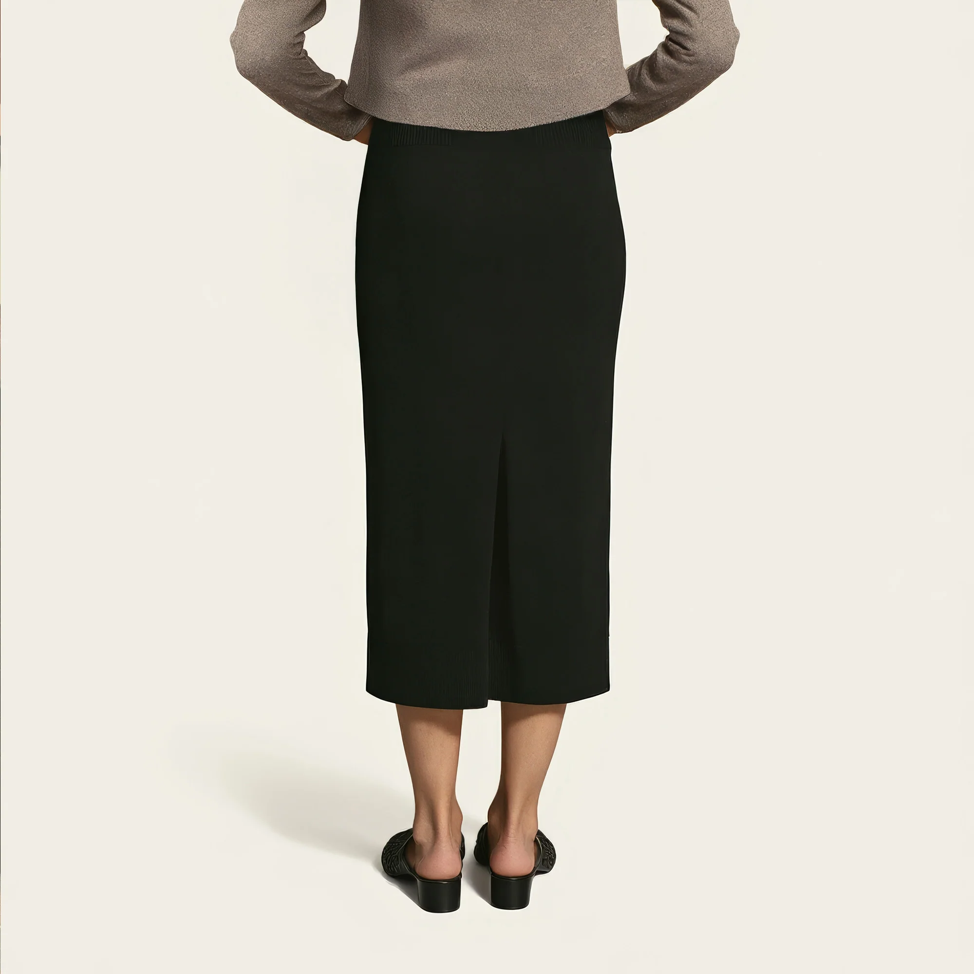 Gemma Cashmere Midi Skirt