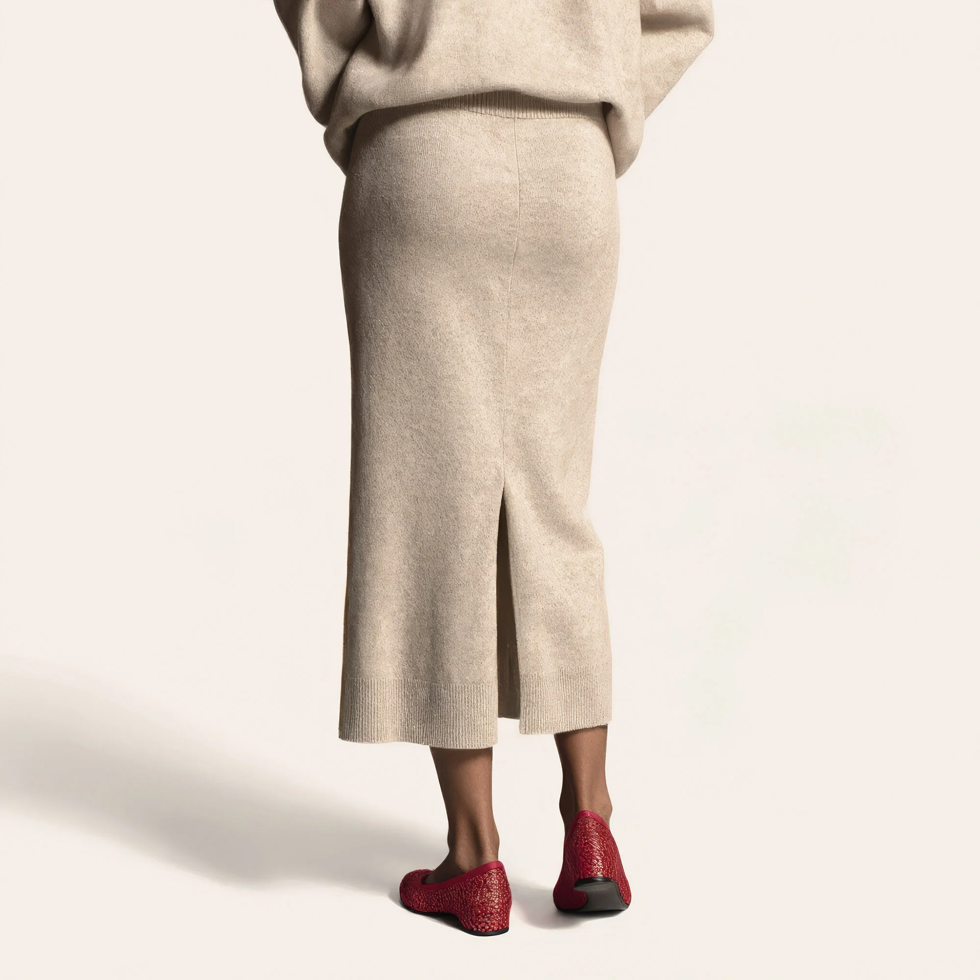 Gemma Cashmere Midi Skirt