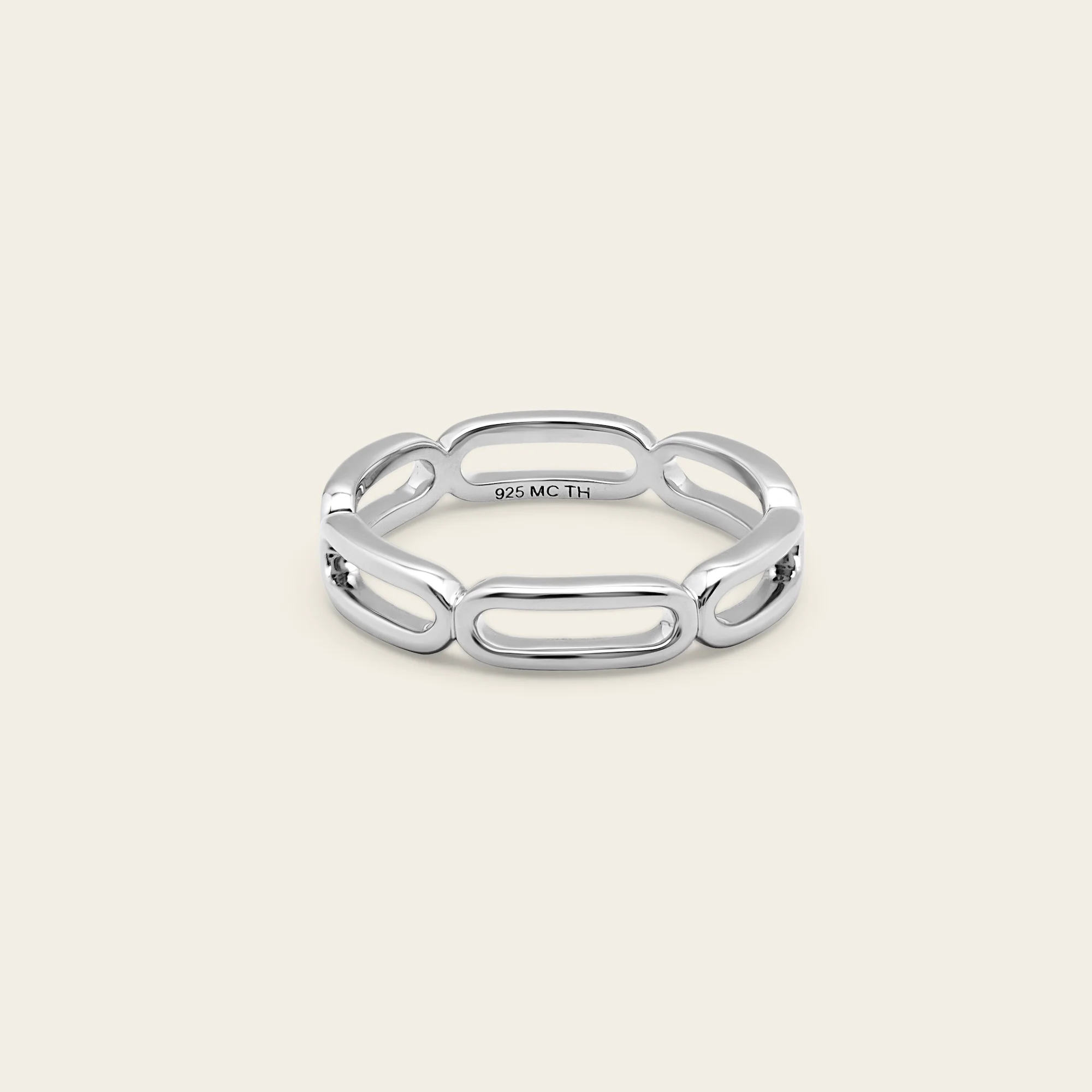 Paperclip Chain Ring (5.5)