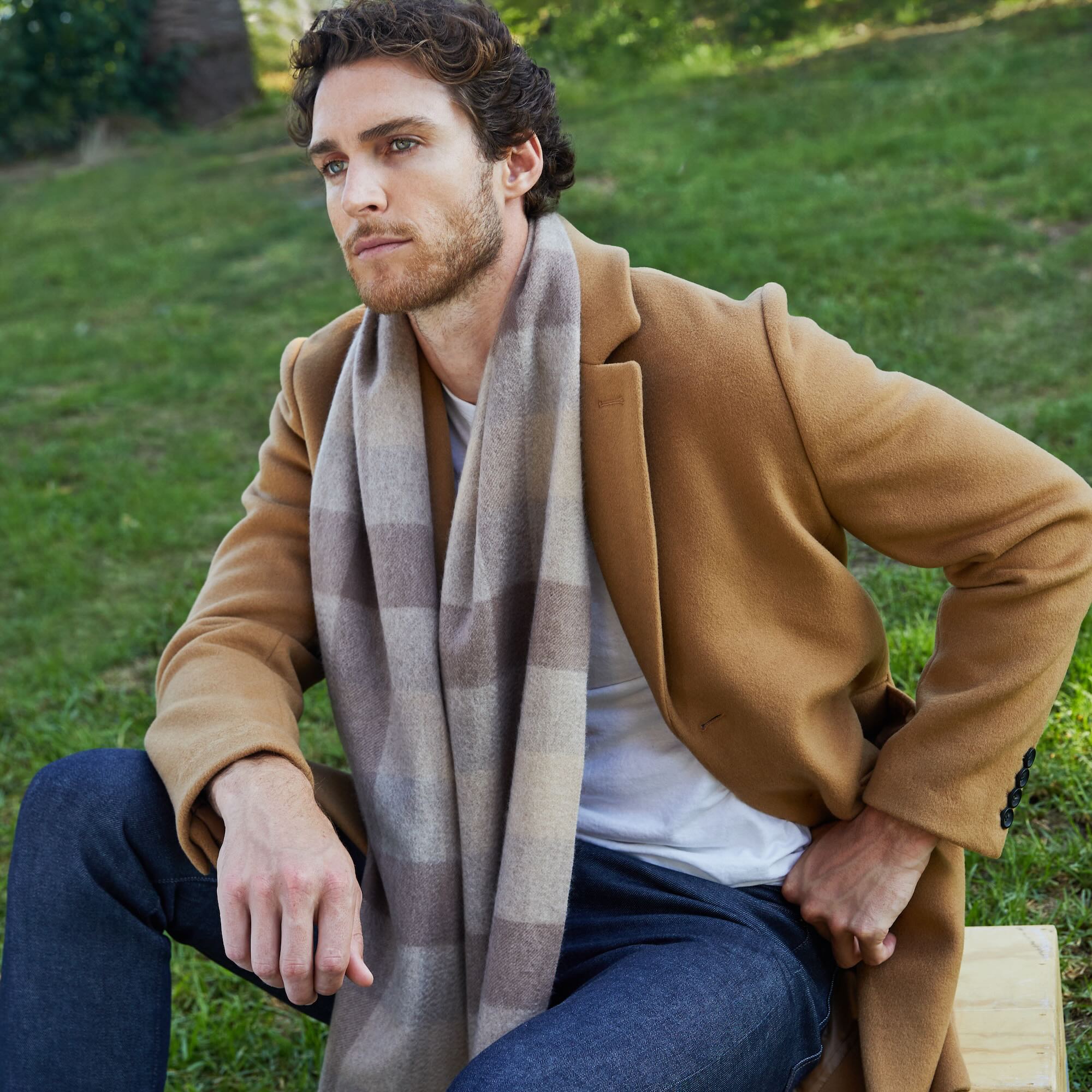 Elias Cashmere-Wool Car Coat