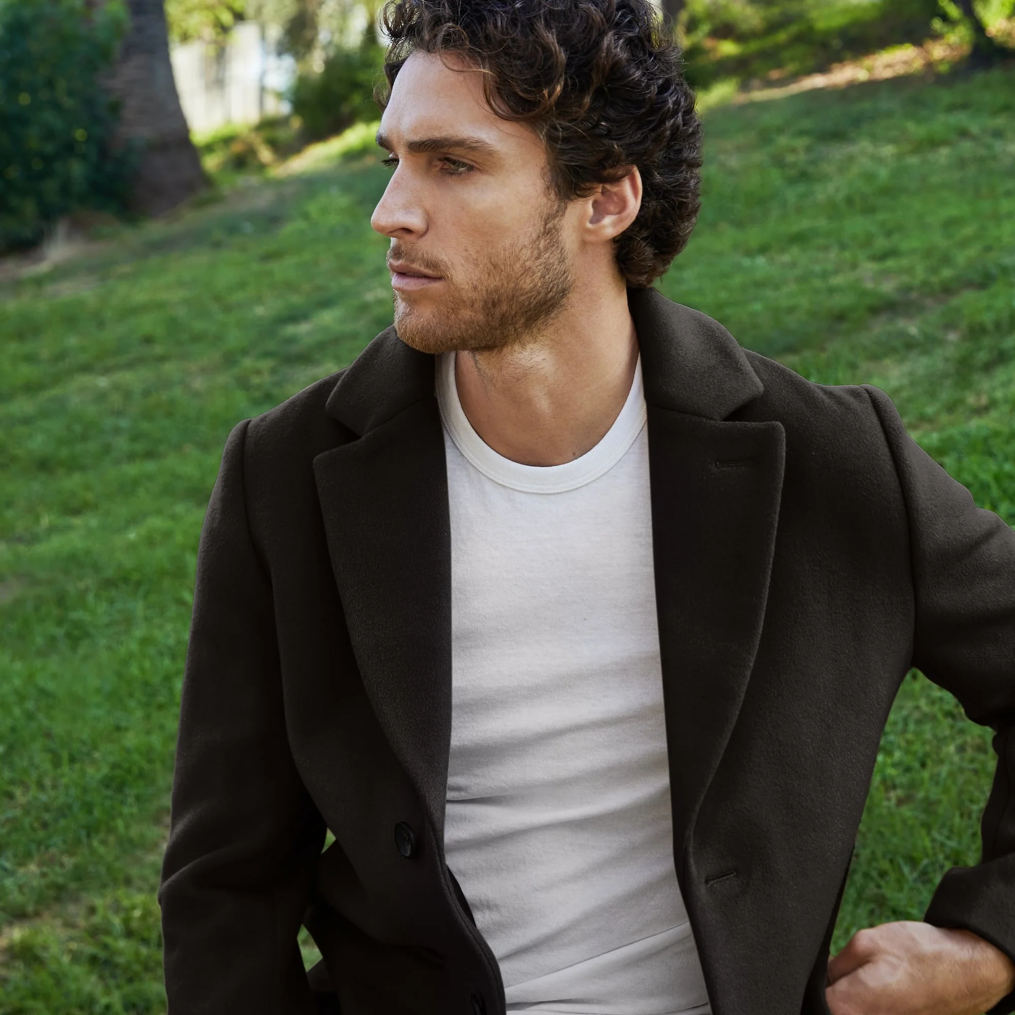 Elias Cashmere-Wool Car Coat