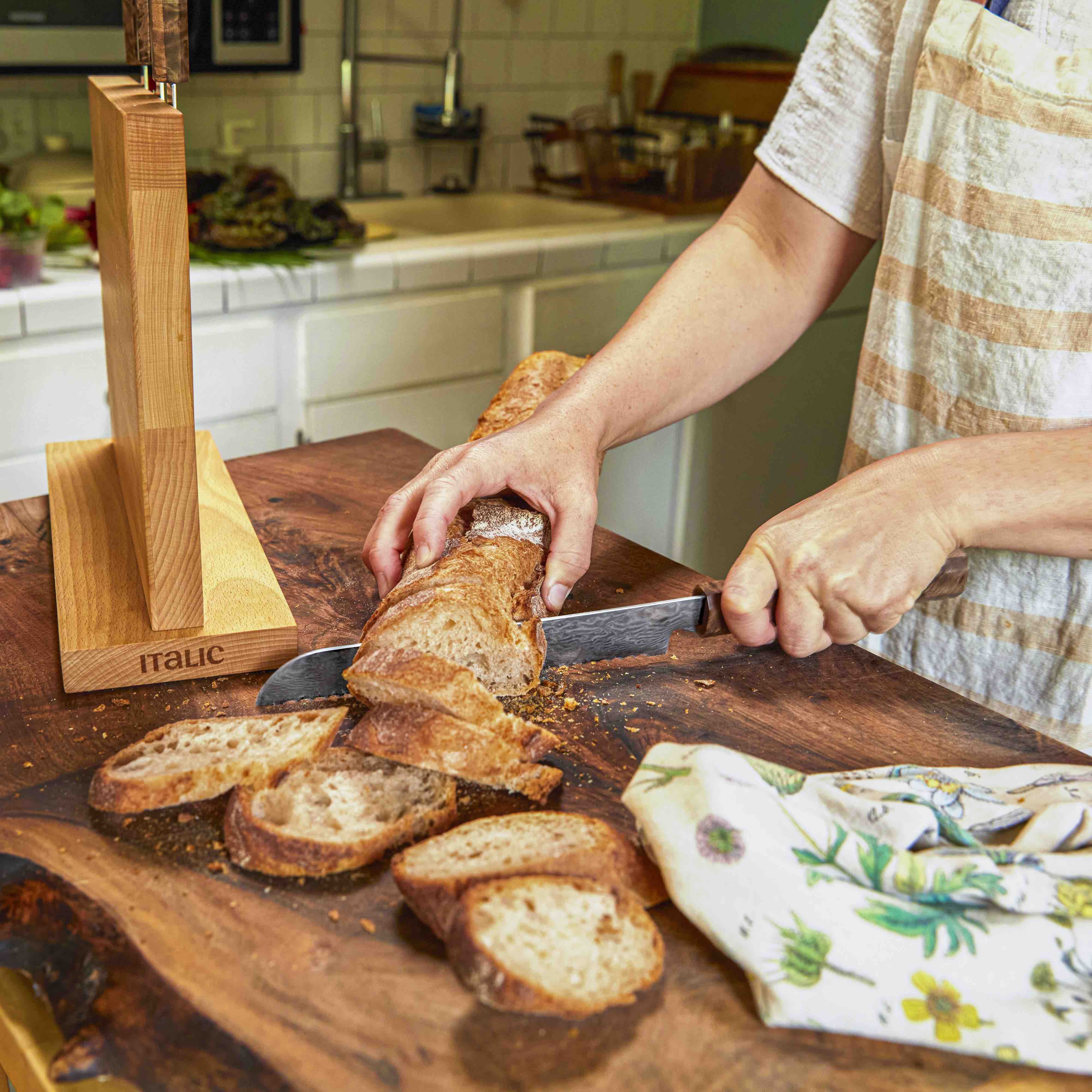 Kumo VG10 Serrated Pankiri Bread Knife