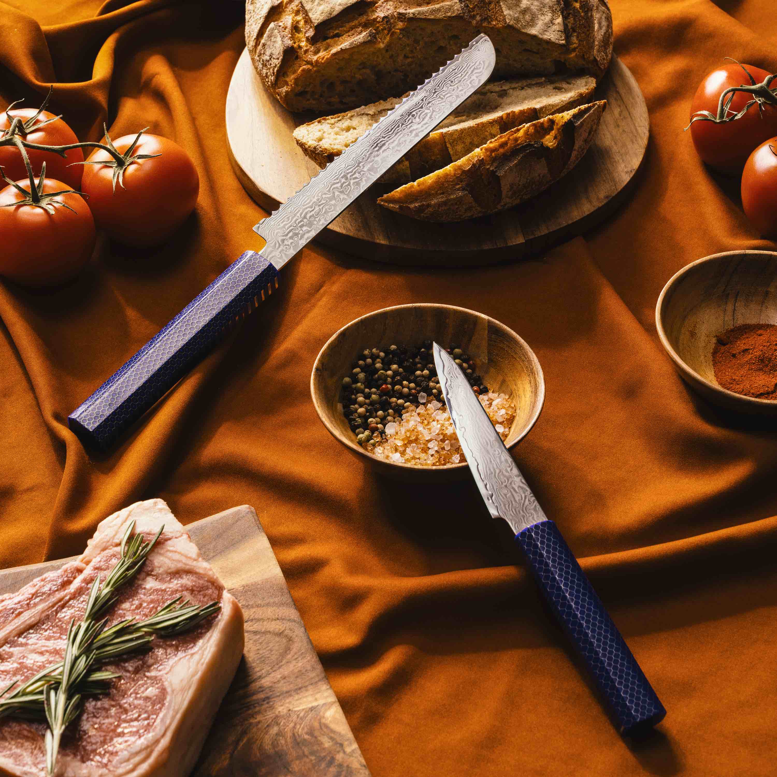 Kumo VG10 Serrated Pankiri Bread Knife