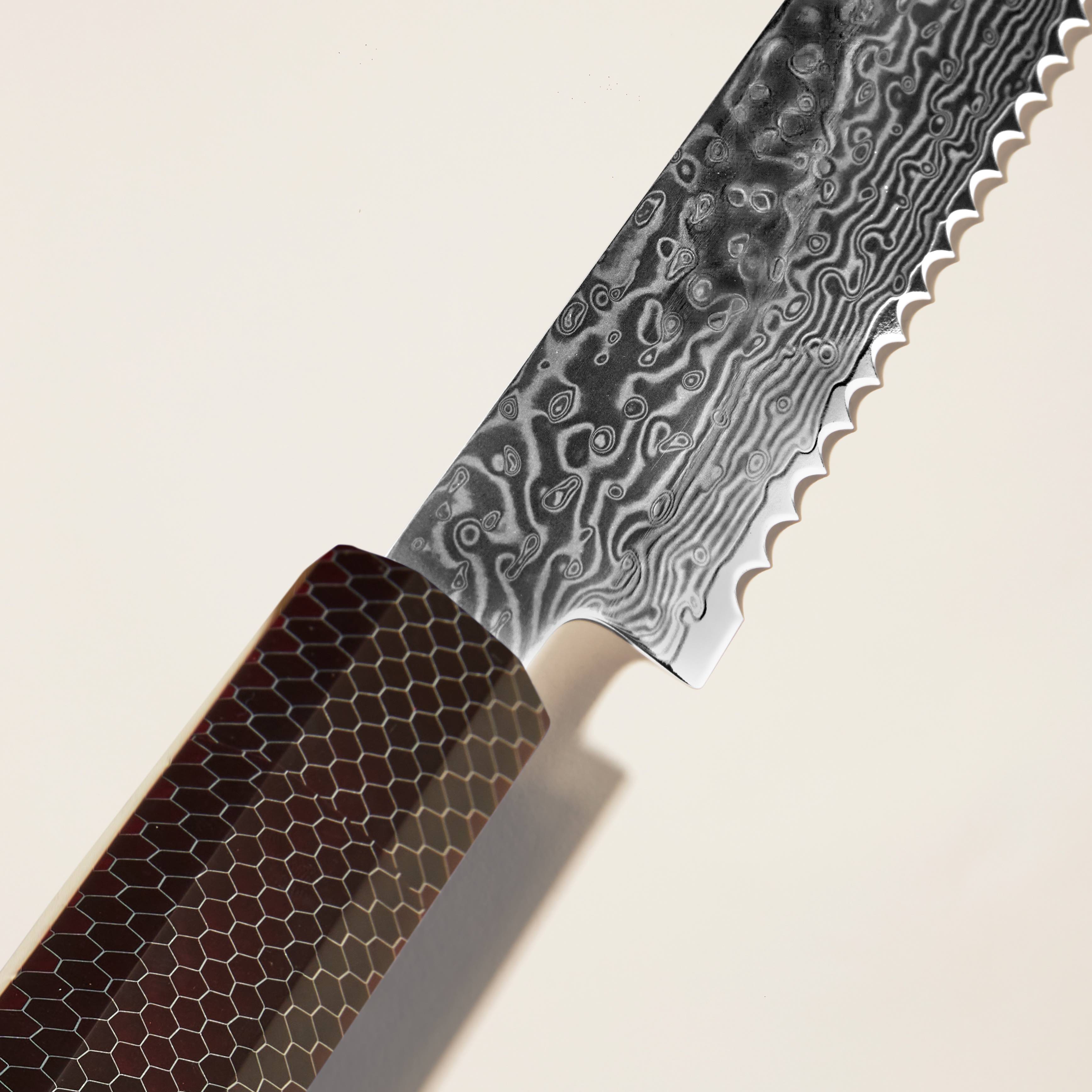 Kumo VG10 Serrated Pankiri Bread Knife