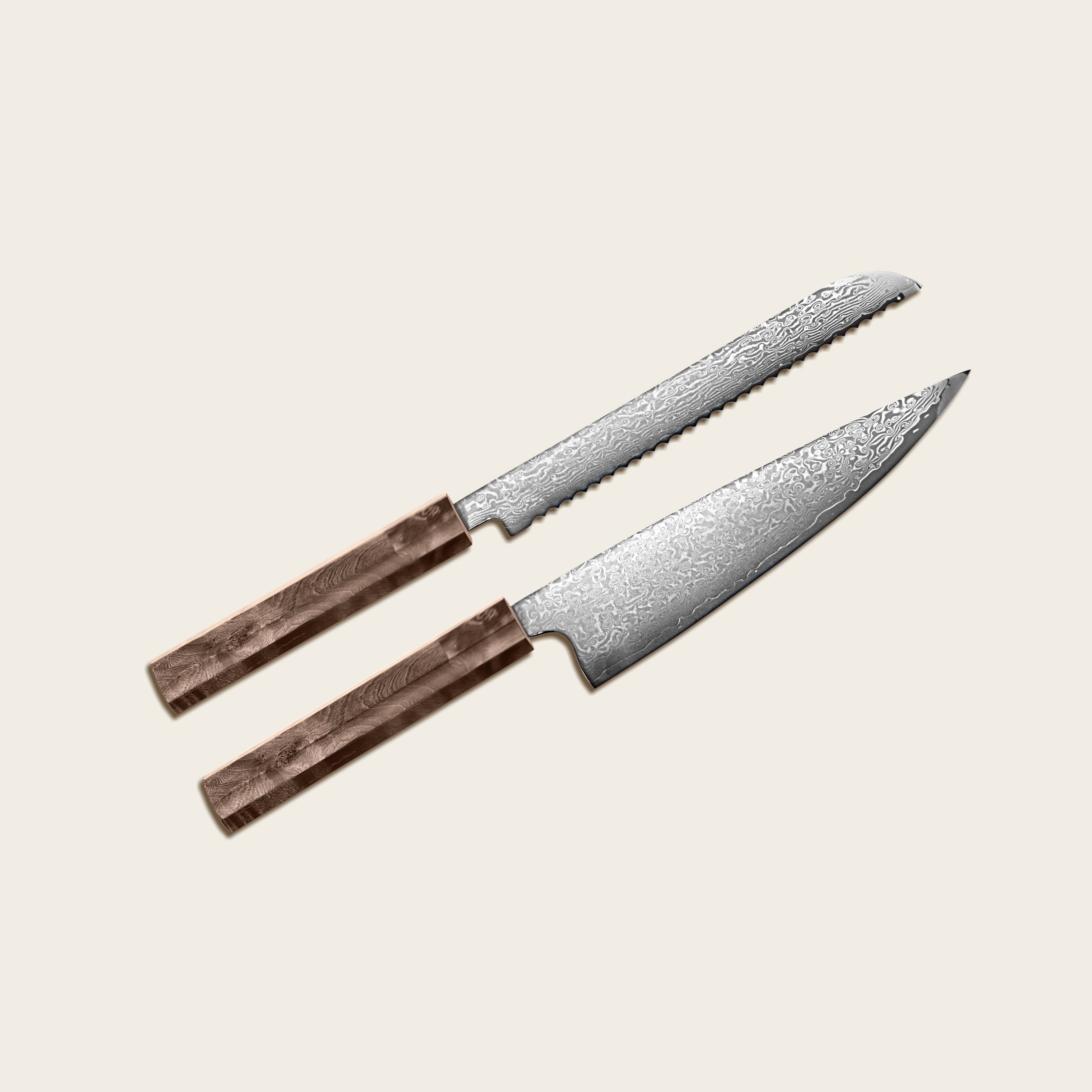 Kumo Chef Knife & Bread Knife Set