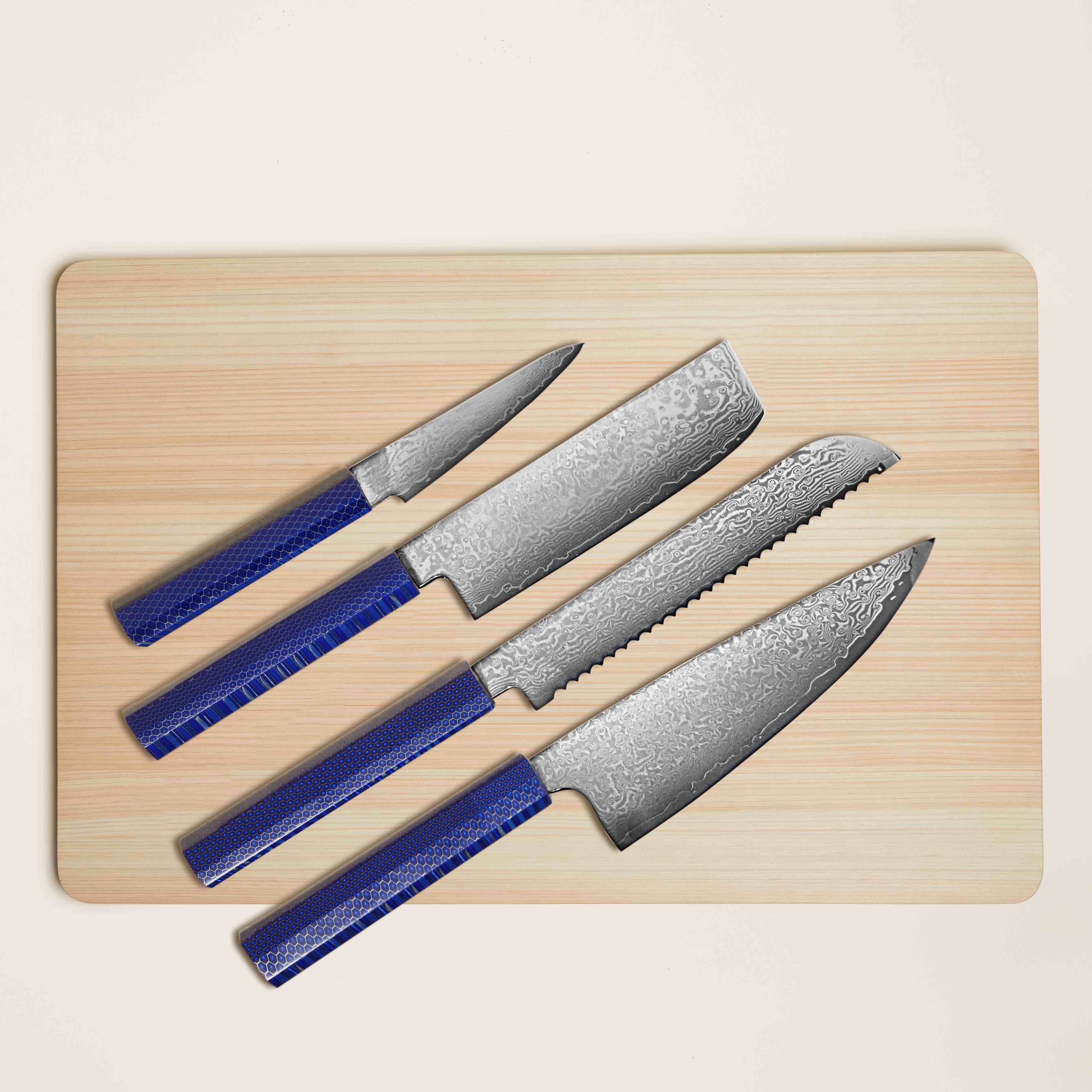 Kumo Knife Set with Cutting Board