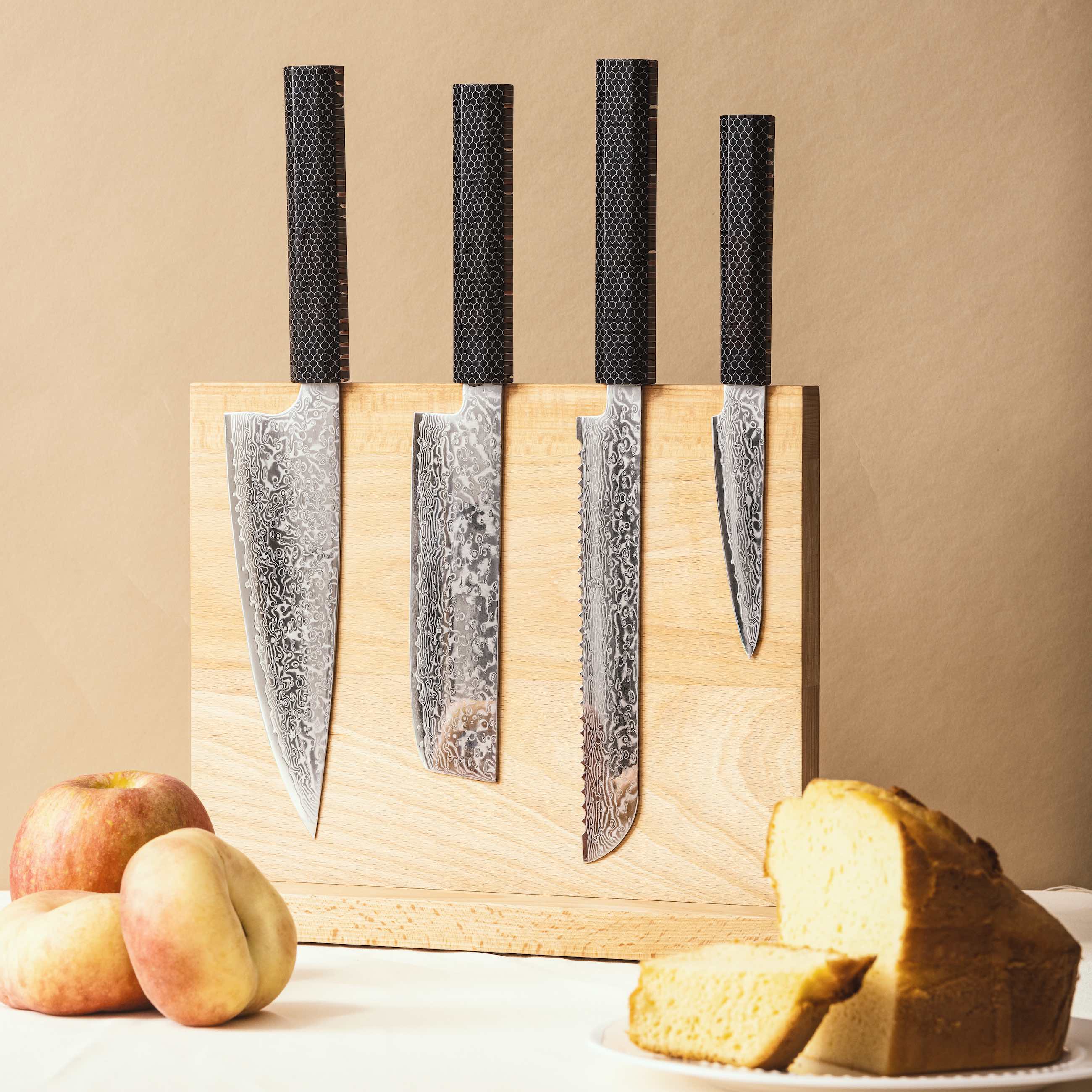 Kumo Knife Set with Cutting Board