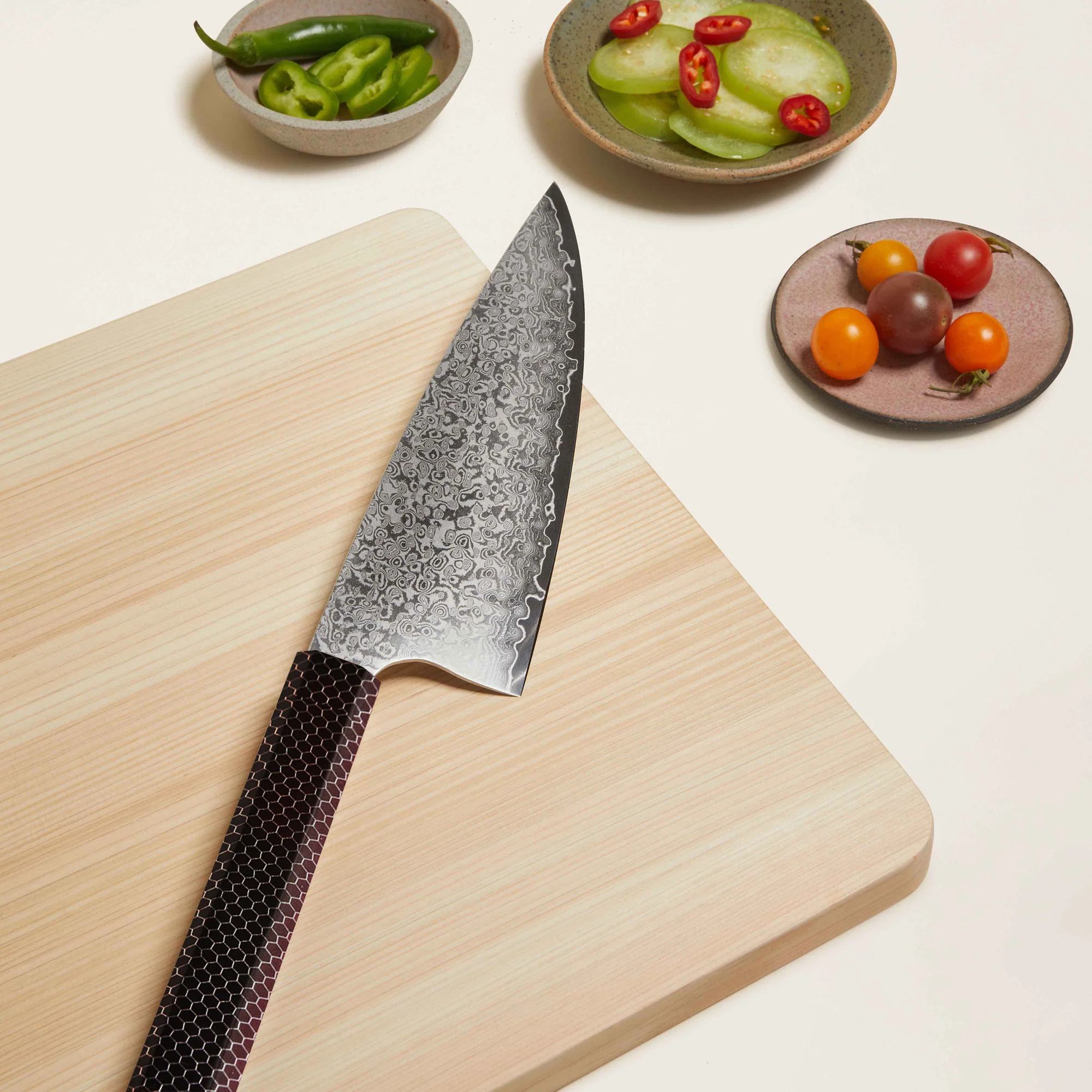 Kumo Knife Set with Cutting Board