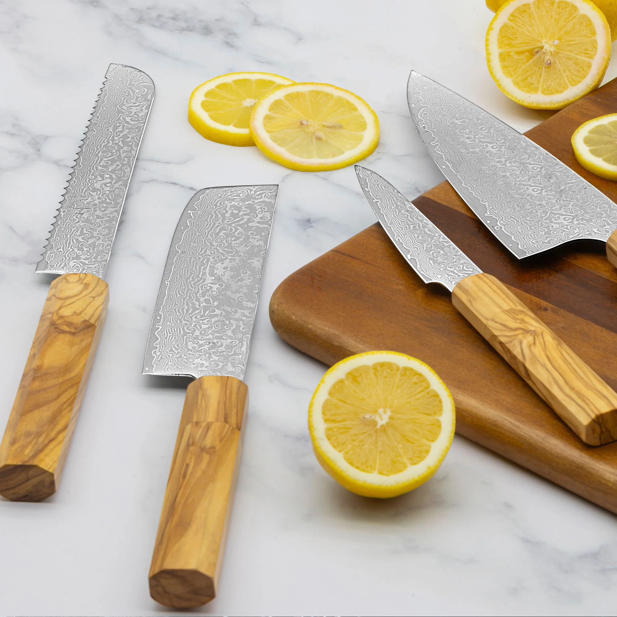 Kumo Knife Set with Cutting Board