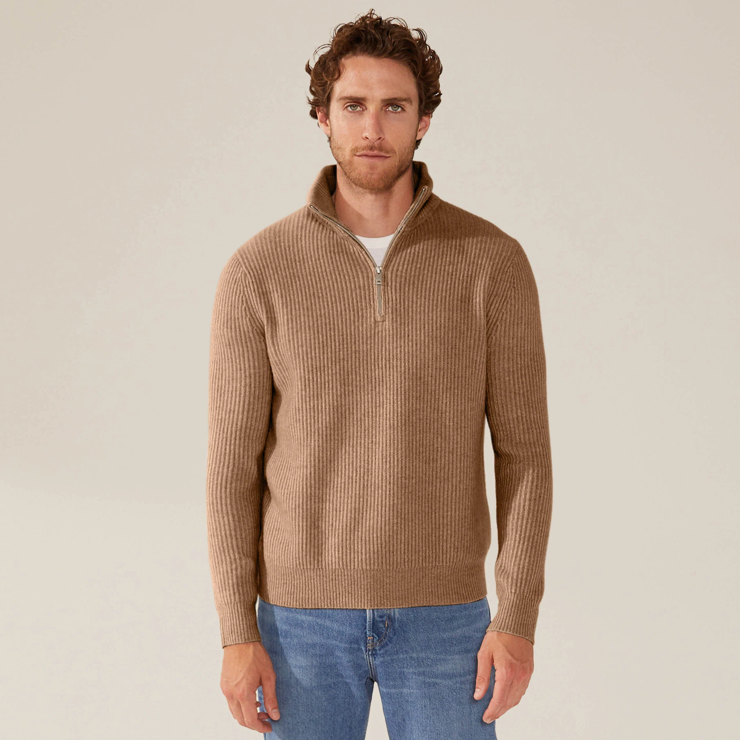 Shane Chunky Cashmere Quarter Zip Pullover 14 Shane Chunky Cashmere Quarter Zip Pullover