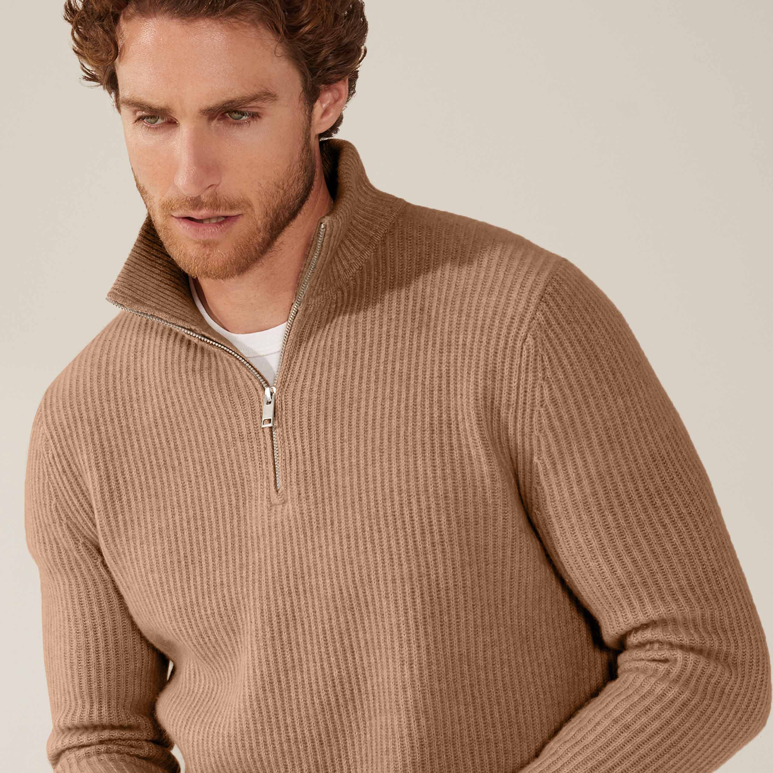 Shane Chunky Cashmere Quarter Zip Pullover 16 Shane Chunky Cashmere Quarter Zip Pullover