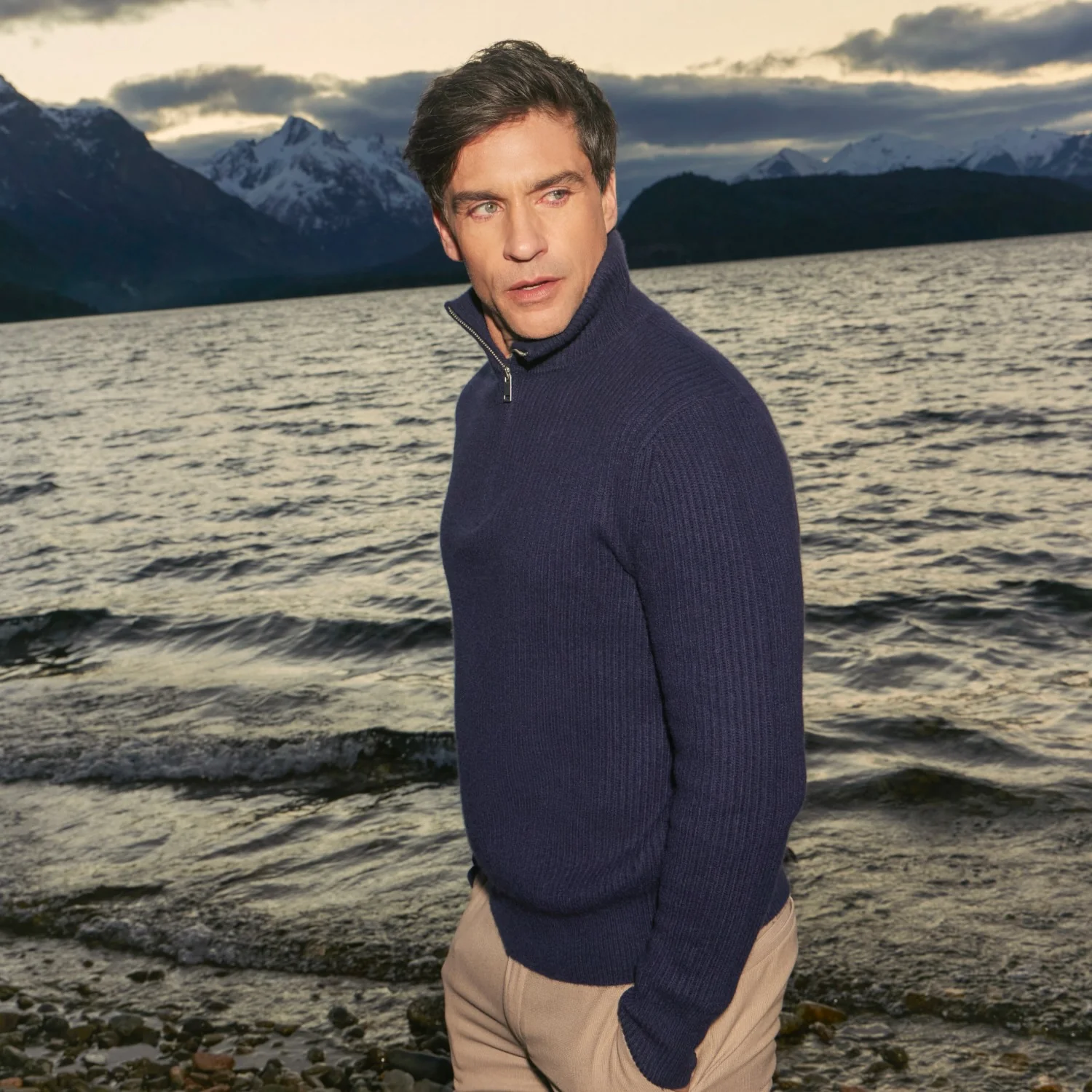 Shane Chunky Cashmere Quarter Zip Pullover 18 Shane Chunky Cashmere Quarter Zip Pullover