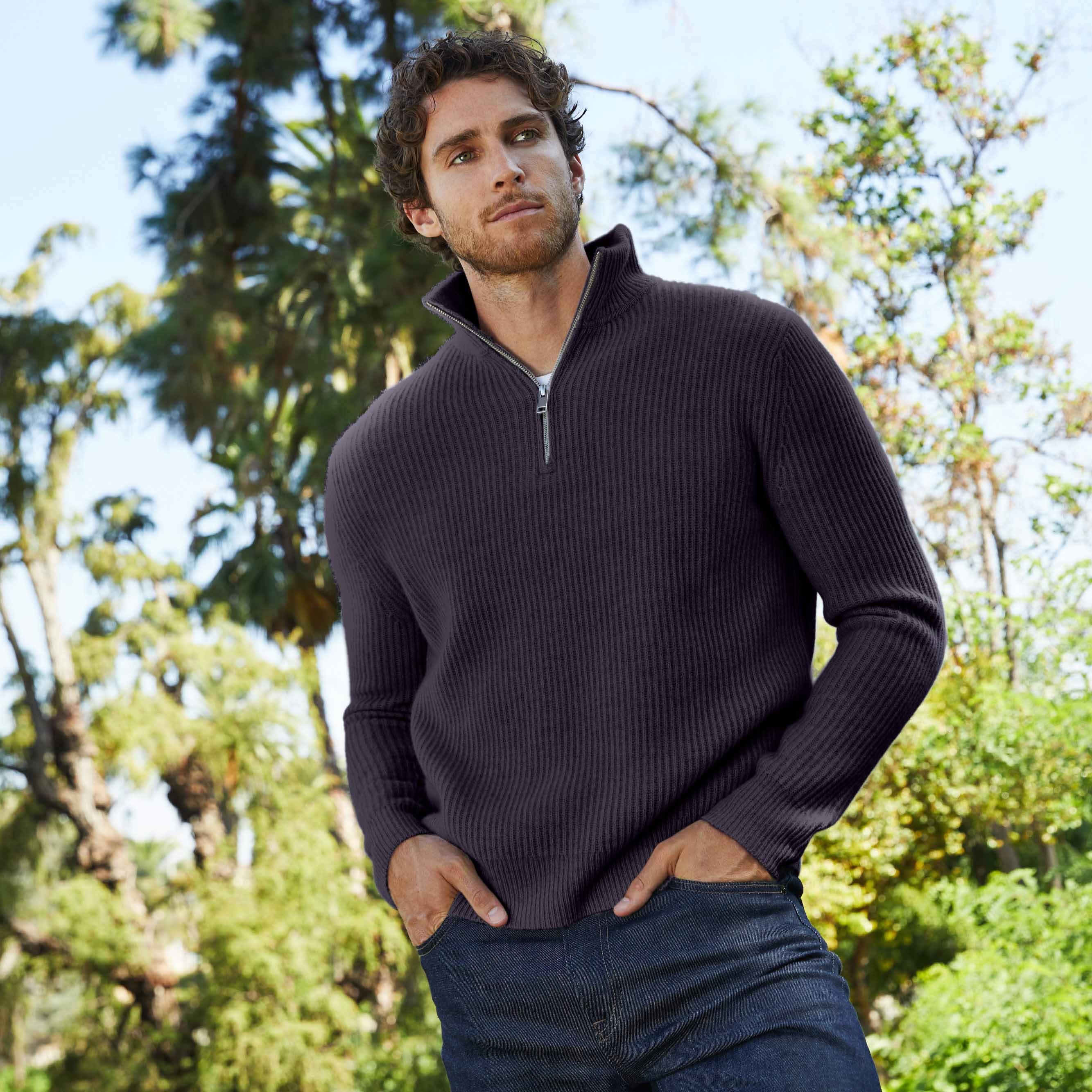 Shane Chunky Cashmere Quarter Zip Pullover 8 Shane Chunky Cashmere Quarter Zip Pullover