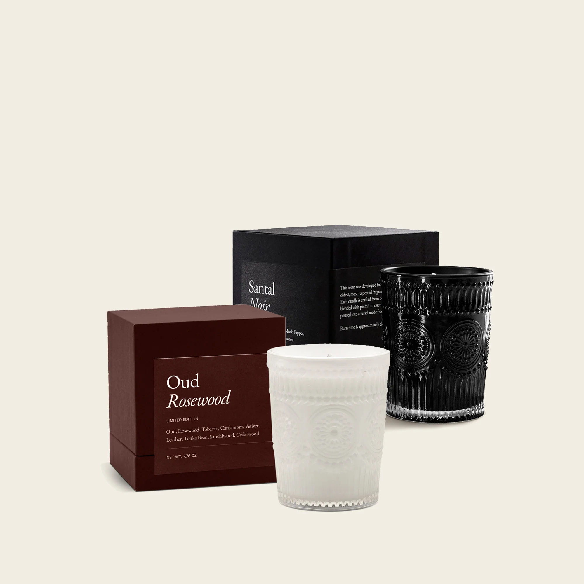 Noir Swiss Scented Glass Candle