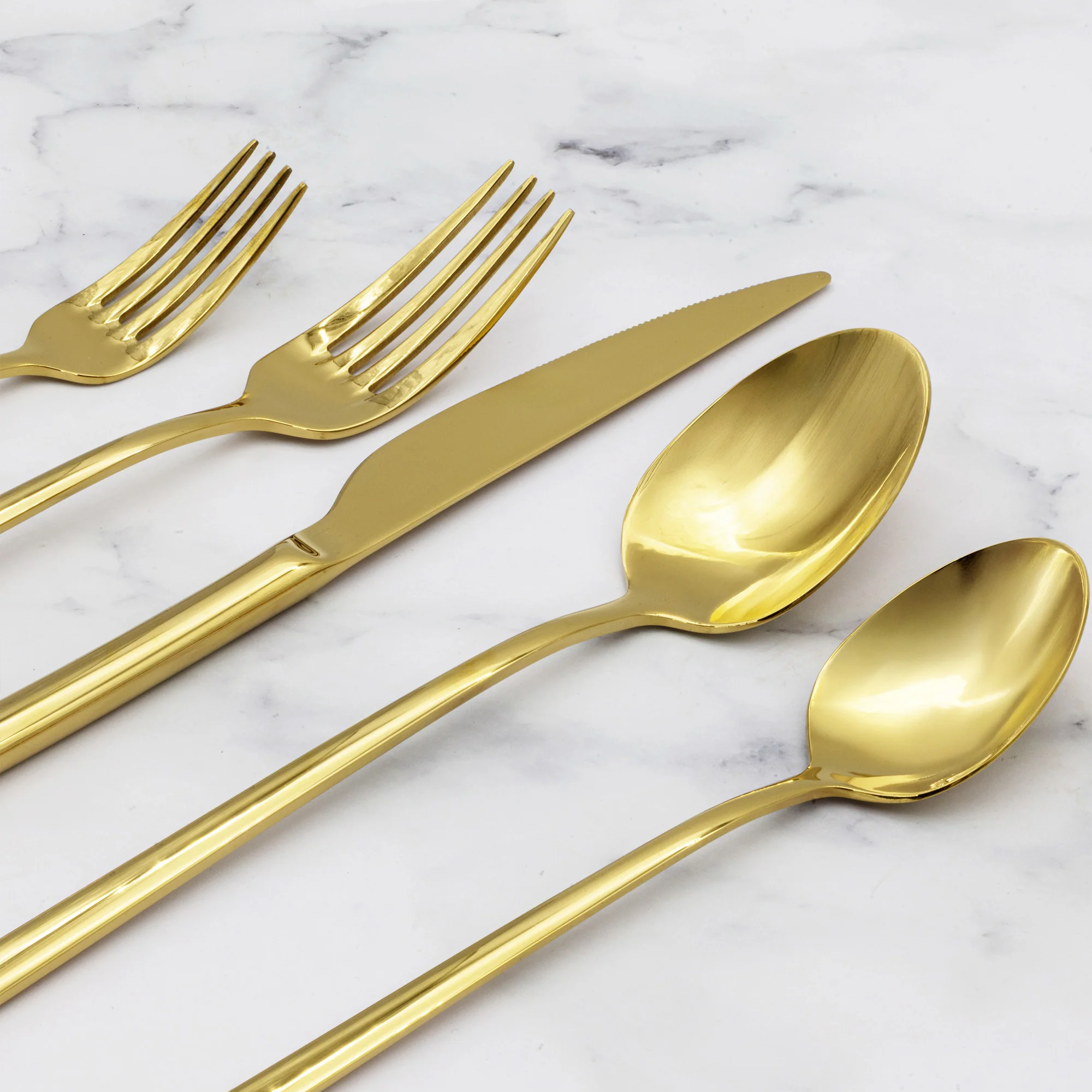 Emilia Mirror 20-Piece Flatware Set