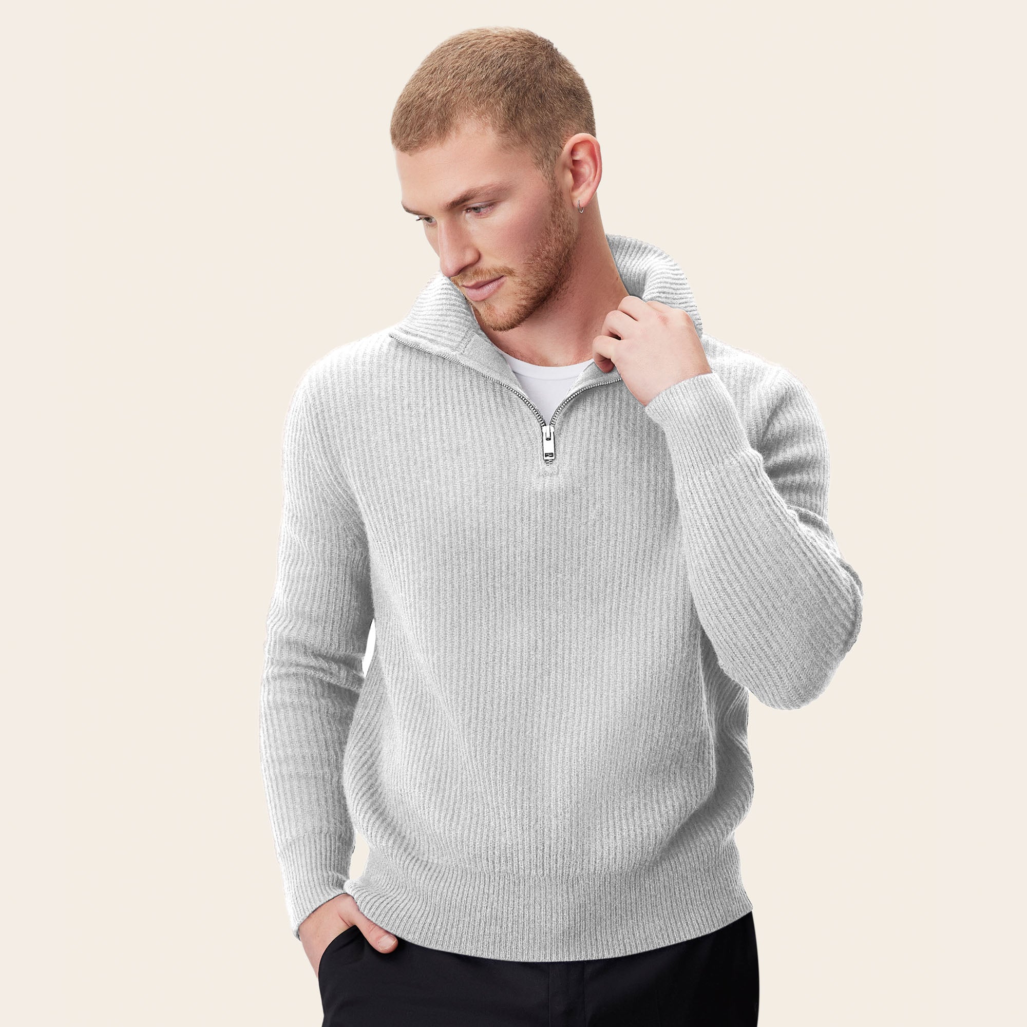 Shane Cashmere Quarter Zip Pullover 9 Shane Cashmere Quarter Zip Pullover