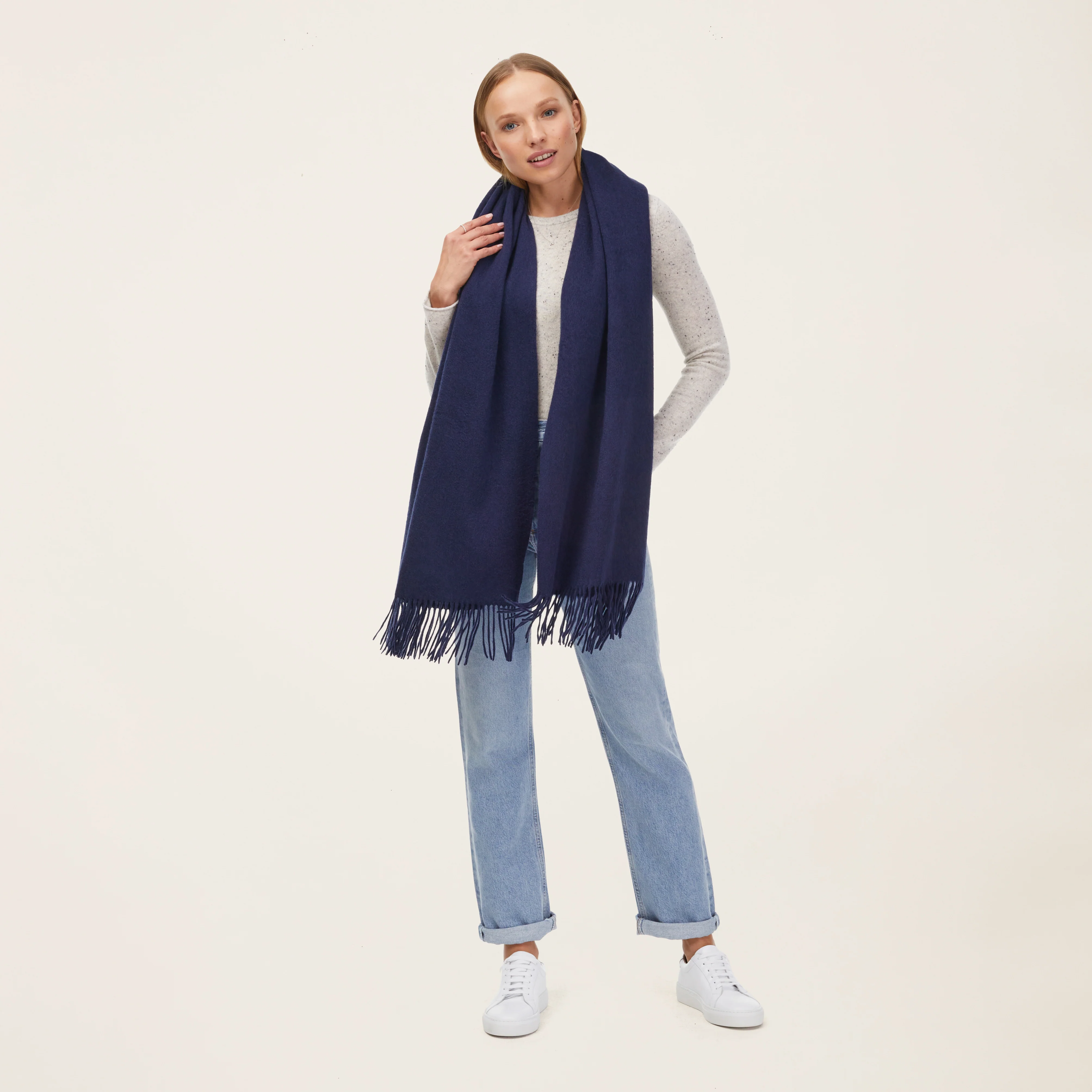 Cleo Oversized Cashmere Scarf