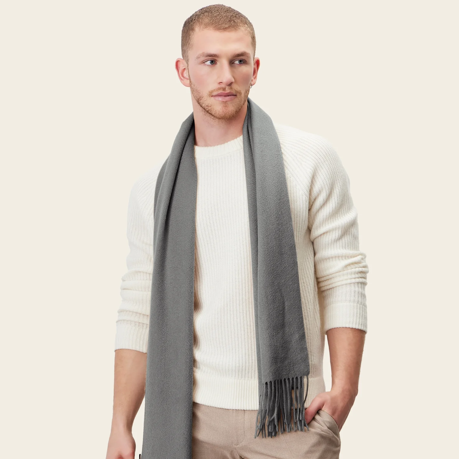 Cleo Oversized Cashmere Scarf