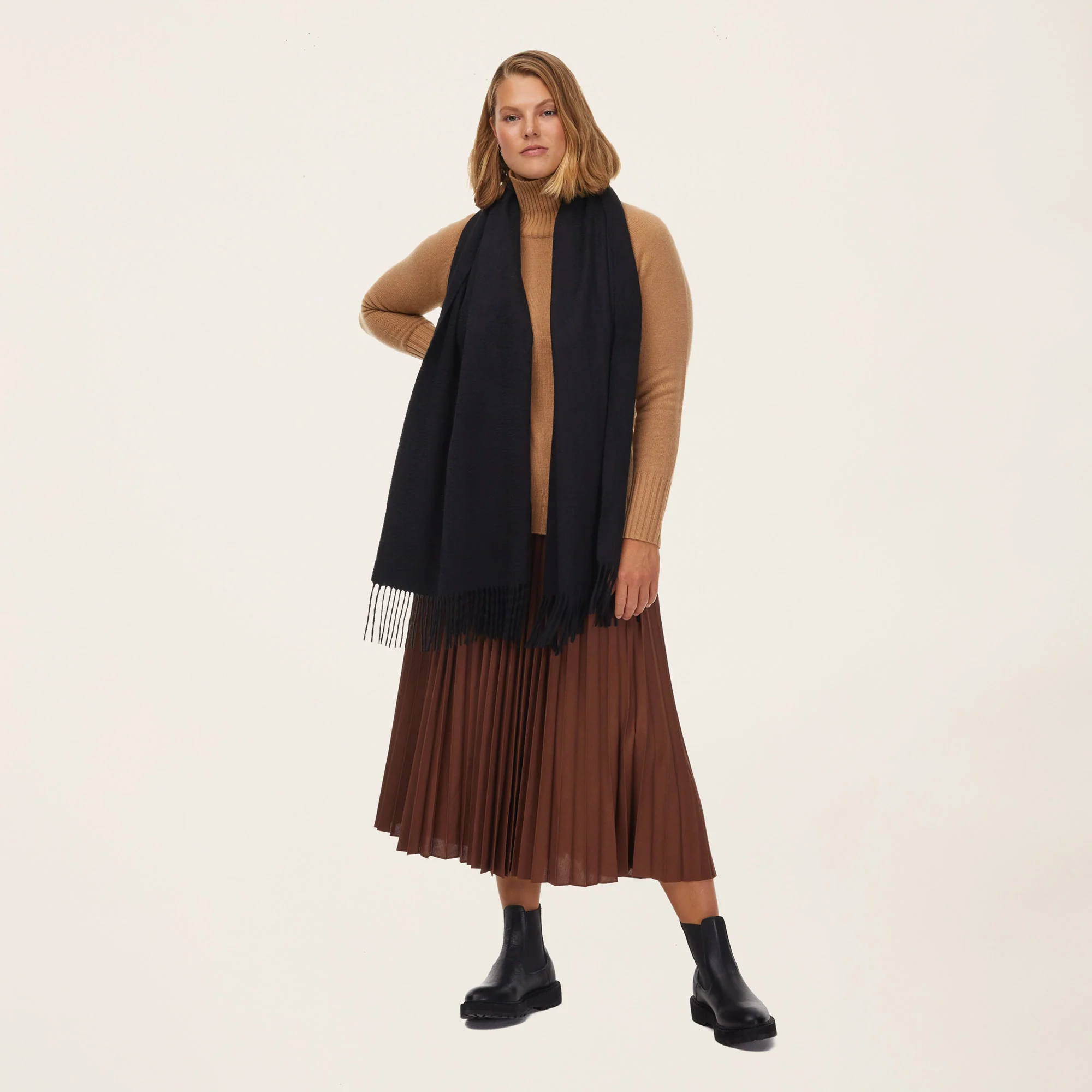 Cleo Oversized Cashmere Scarf