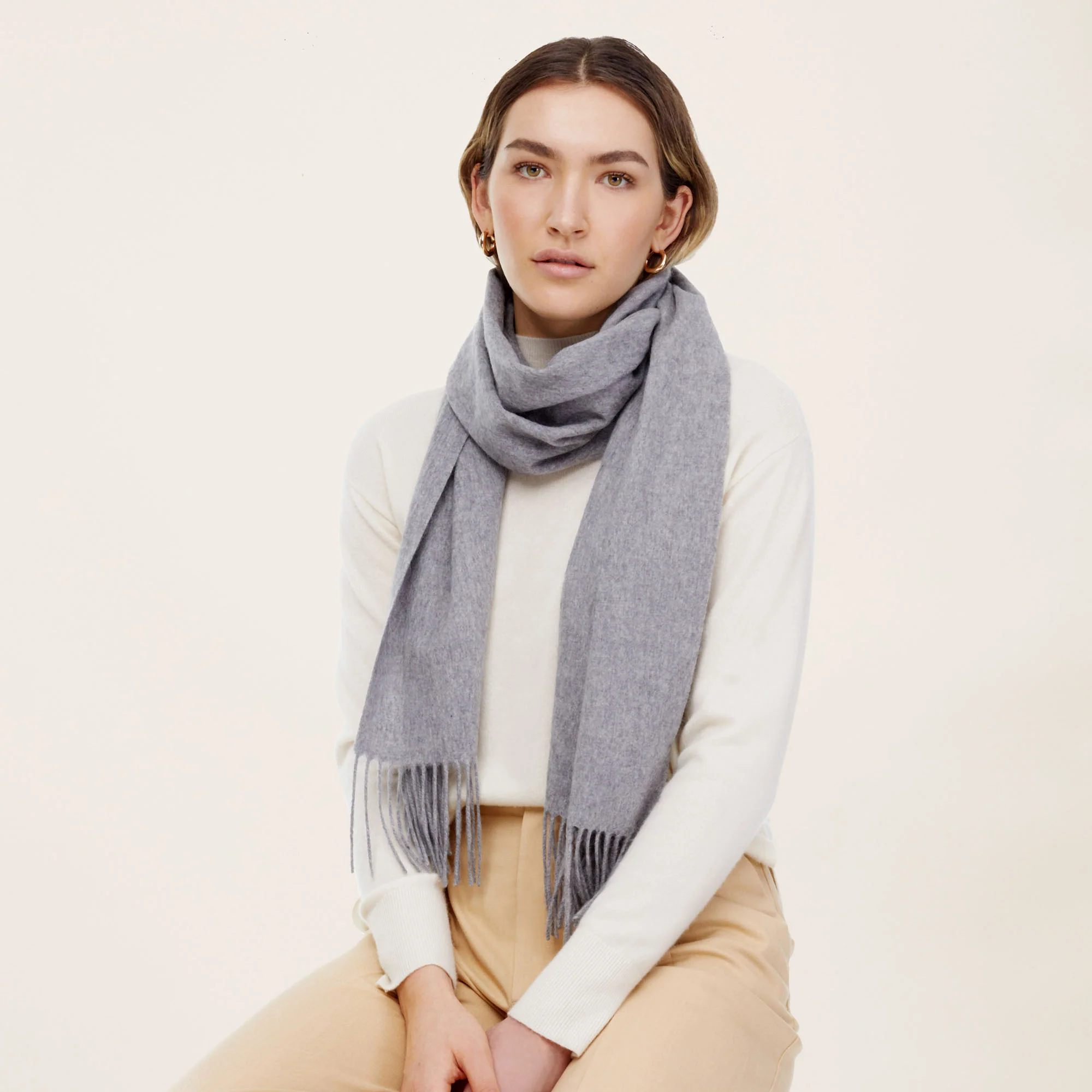 Cleo Oversized Cashmere Scarf