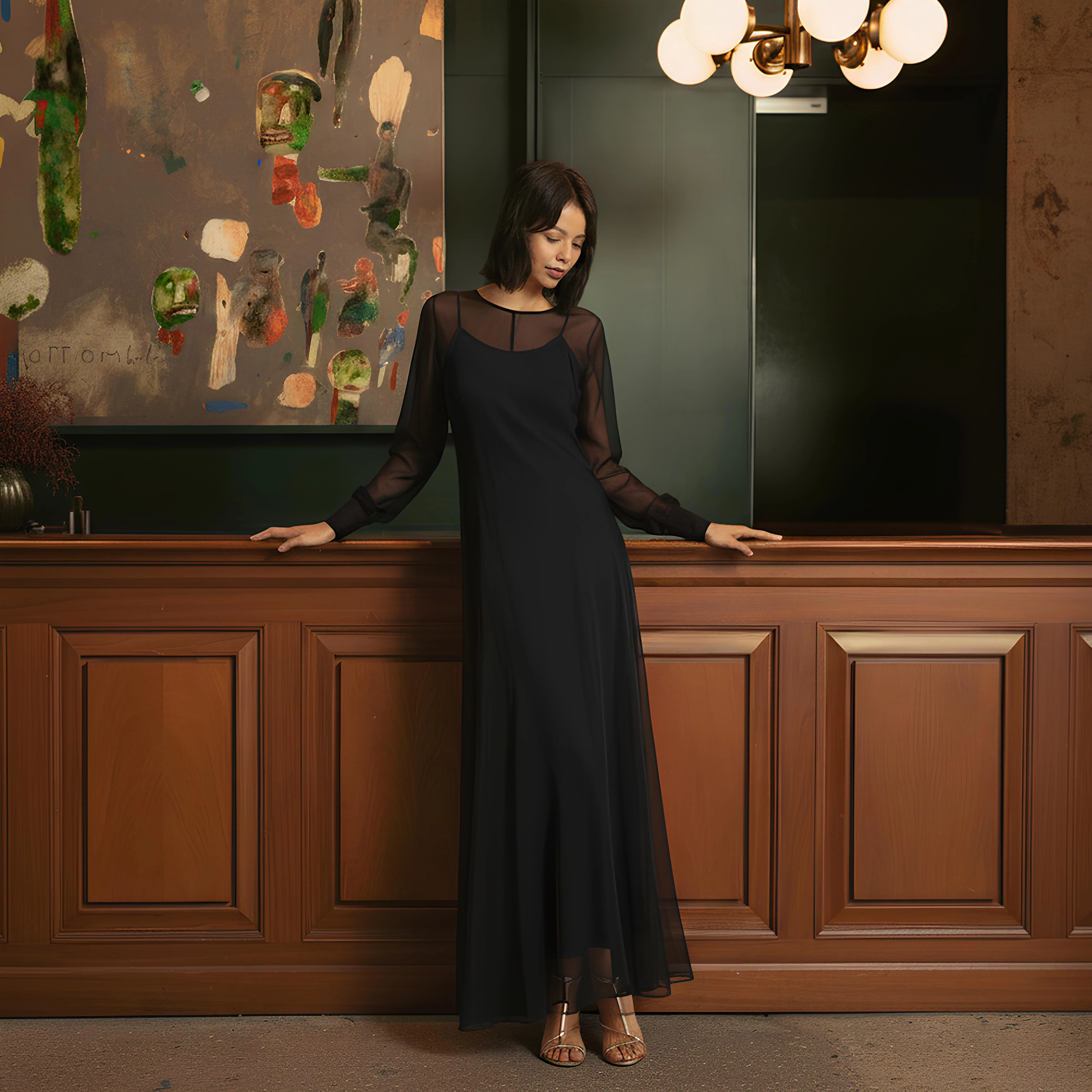 Monroe Silk Maxi Dress Set (2-Piece)